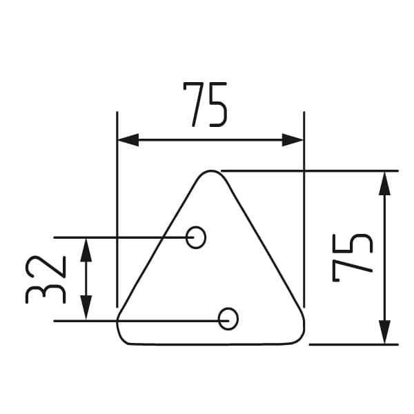 ручка белый треугольник схема